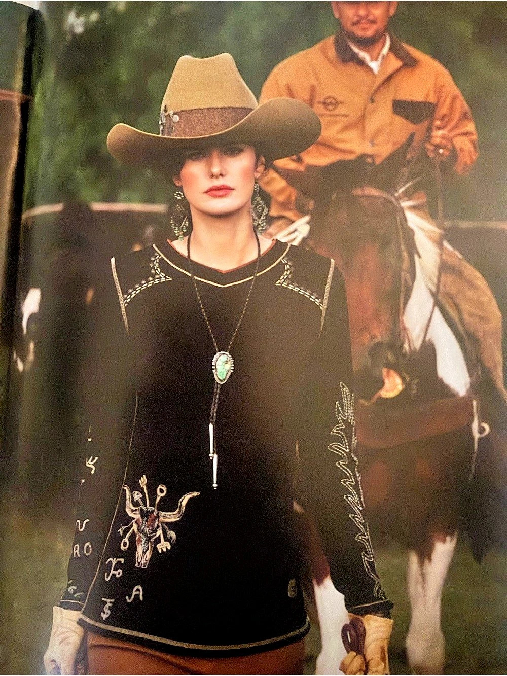 Double D Ranch Black Branding Season Tee